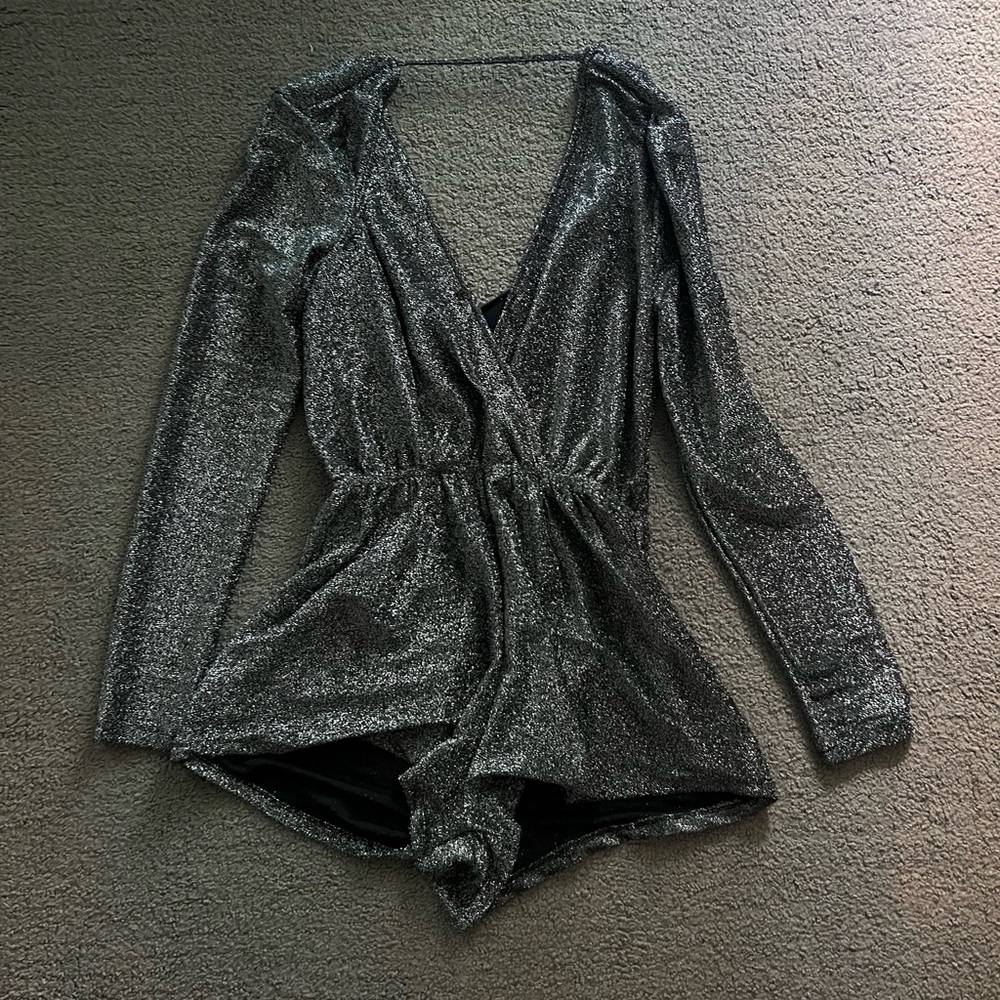 TOBI Silver Romper